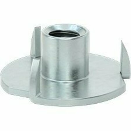 BSC PREFERRED Steel Tee Nut Inserts Zinc-Plated 4-40 Thread Size 0.149 Installed Length, 100PK 90975A002